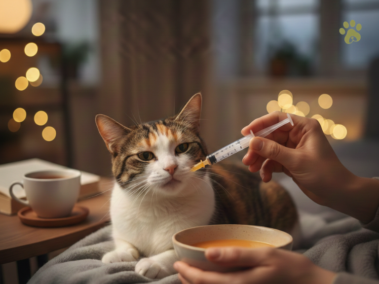 Liquid Food for Sick Cats