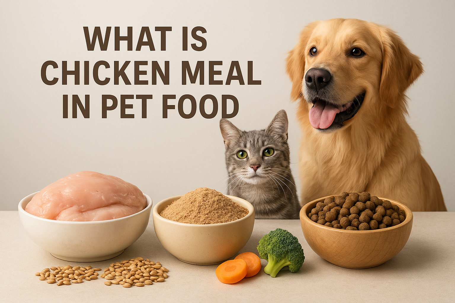What Is Chicken Meal in Pet Food