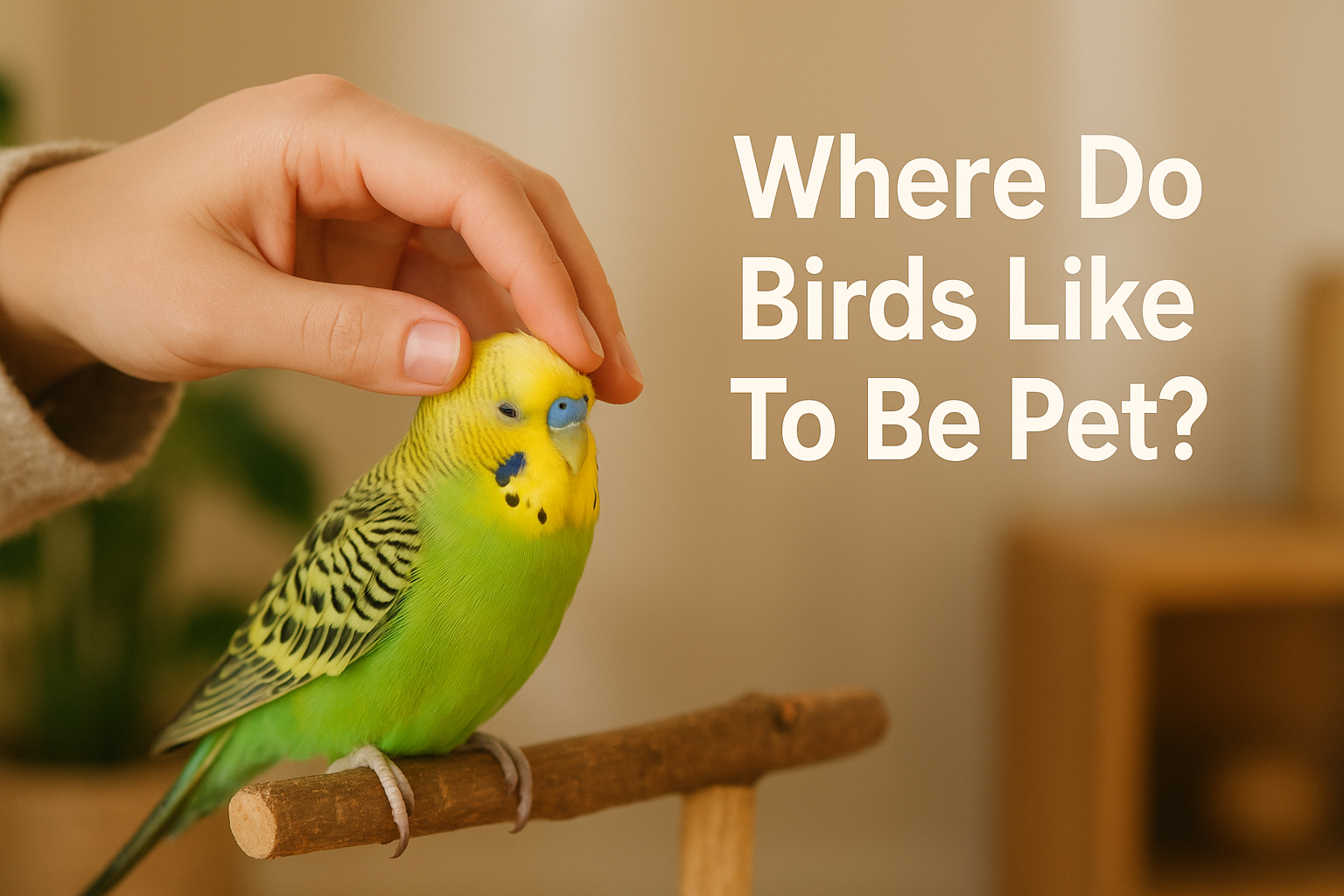 Where Do Birds Like To Be Pet