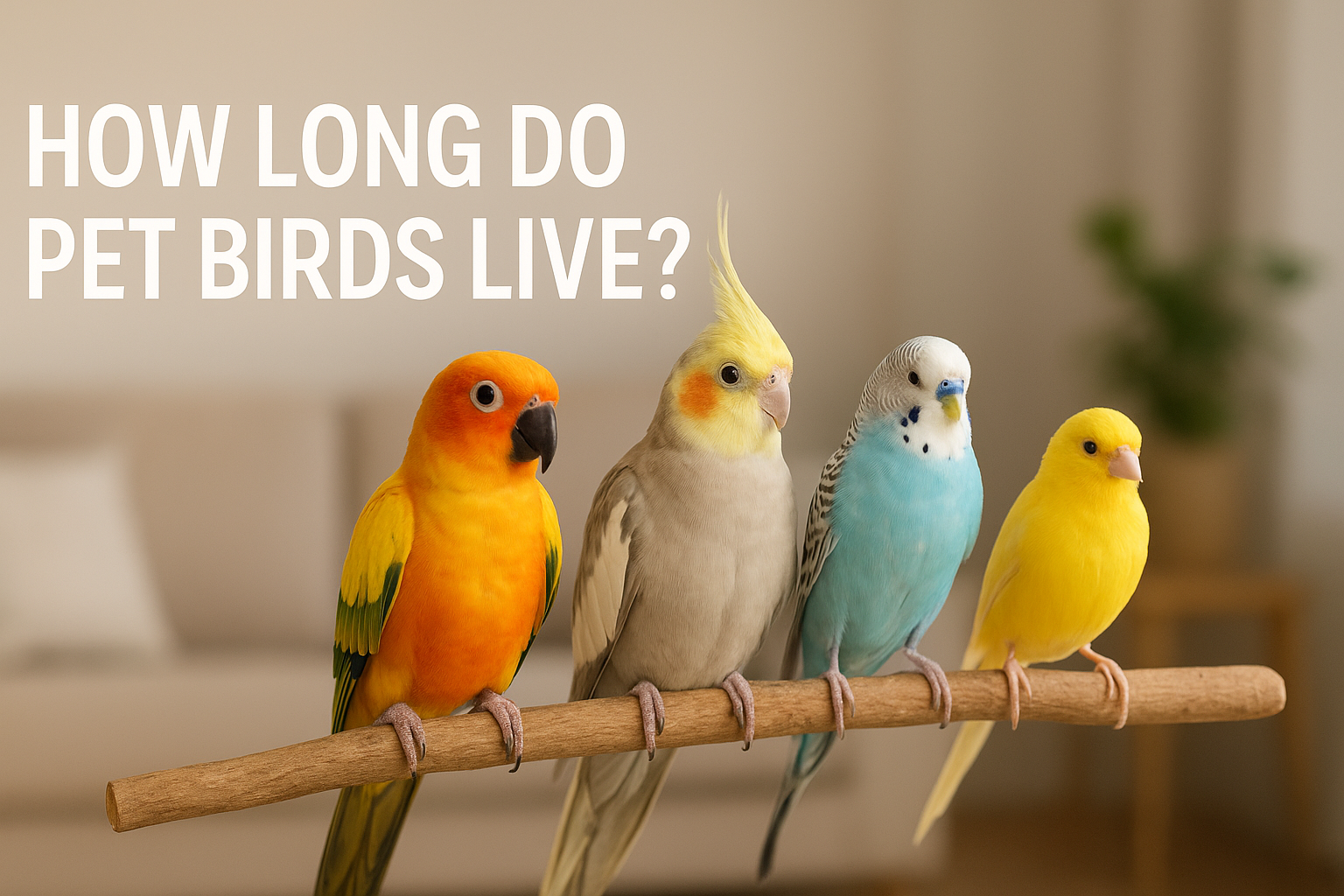 How Long Do Pet Birds Live